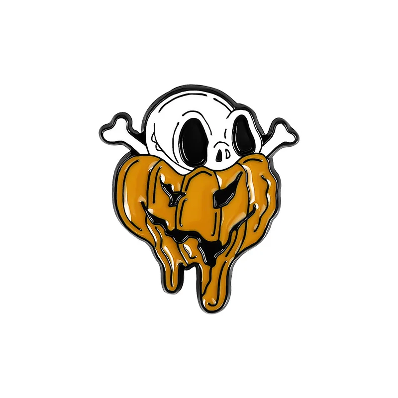 Halloween Enamel Pin Skeleton Skull Pumpkin Ghost Grave Coffin Brooches Clothes Lapel Pins Gothic Badge Jewelry Gift for Friends
Halloween Enamel Pin Skeleton Skull Pumpkin Ghost Grave Coffin Brooches Clothes Lapel Pins Gothic Badge Jewelry Gift for Friends