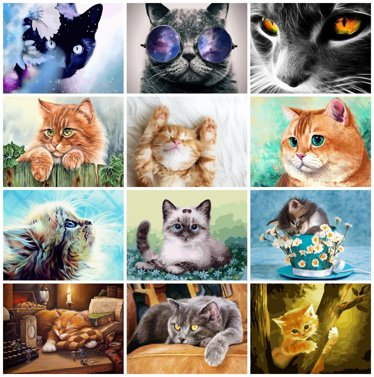 Cute Cat Paint By Number For Adults Home Decor DIY Room Wall Art pintar por números Oil Hand Canvas Painting By Number
Cute Cat Paint By Number For Adults Home Decor DIY Room Wall Art pintar por números Oil Hand Canvas Painting By Number