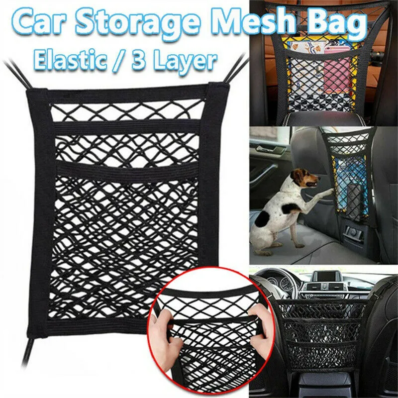 Car Storage Net Elastic Bag Storage Between Car Seat Luggage Cargo Net Pocket Organizer Auto Interior Accessories 30 X 25 Cm
Car Storage Net Elastic Bag Storage Between Car Seat Luggage Cargo Net Pocket Organizer Auto Interior Accessories 30 X 25 Cm
