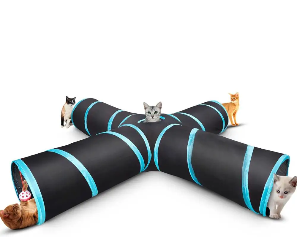 Туннель для кошек, складной, с колокольчиком, мягкий мяч 
Туннель для кошек, складной, с колокольчиком, мягкий мяч