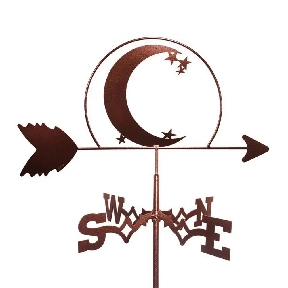 Metal Weather Vane Moon Weathervane Yard Wind Garden Stake Wind Speed Spinner Vane Wind Direction Indicator Garden Decoration
Metal Weather Vane Moon Weathervane Yard Wind Garden Stake Wind Speed Spinner Vane Wind Direction Indicator Garden Decoration