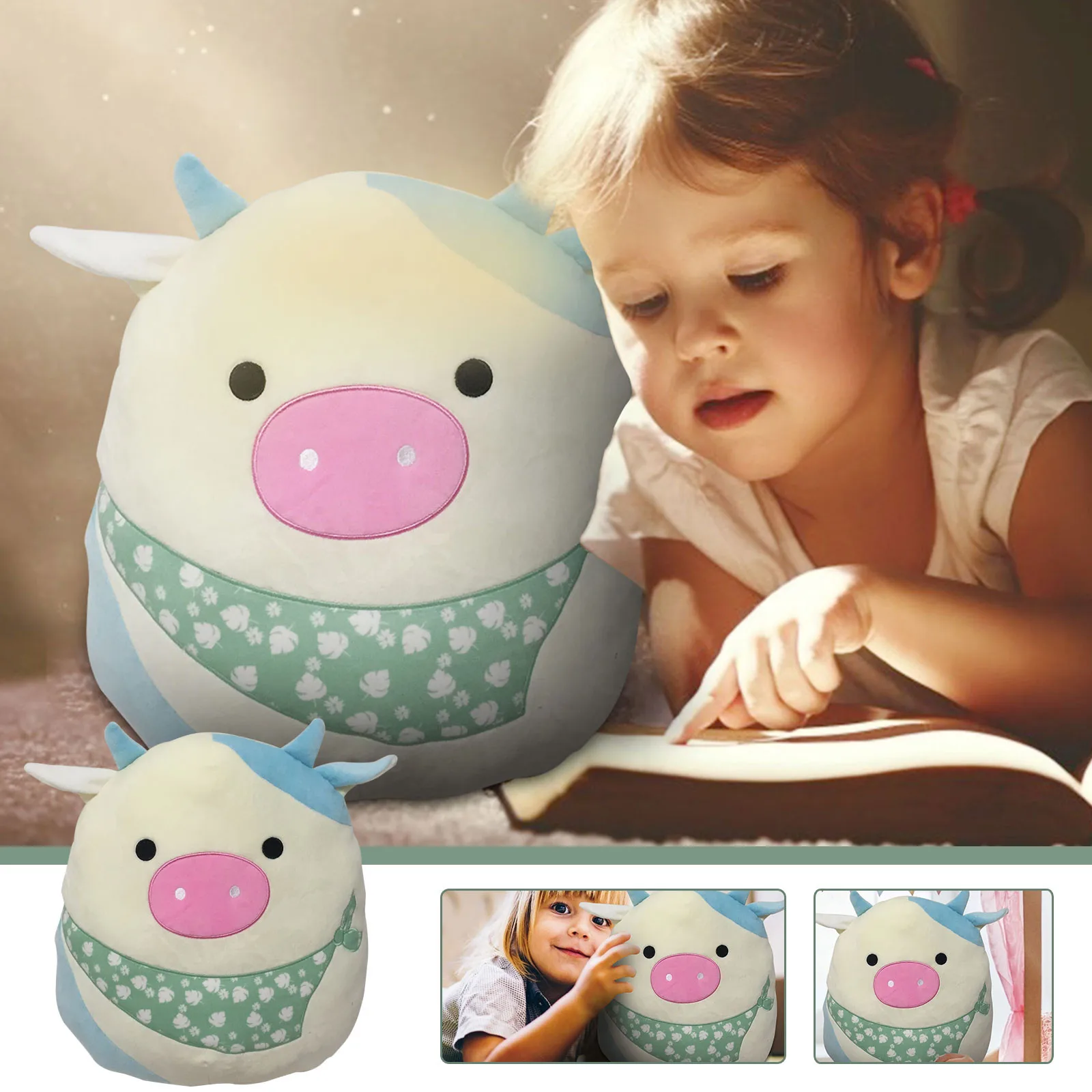 Newest Plush Toy Animal Doll Kawaii Cow doll Soft Pillow Buddy Stuffed Cushion Valentine's Gift For Kids Girl dropshipping f5
Newest Plush Toy Animal Doll Kawaii Cow doll Soft Pillow Buddy Stuffed Cushion Valentine's Gift For Kids Girl dropshipping f5