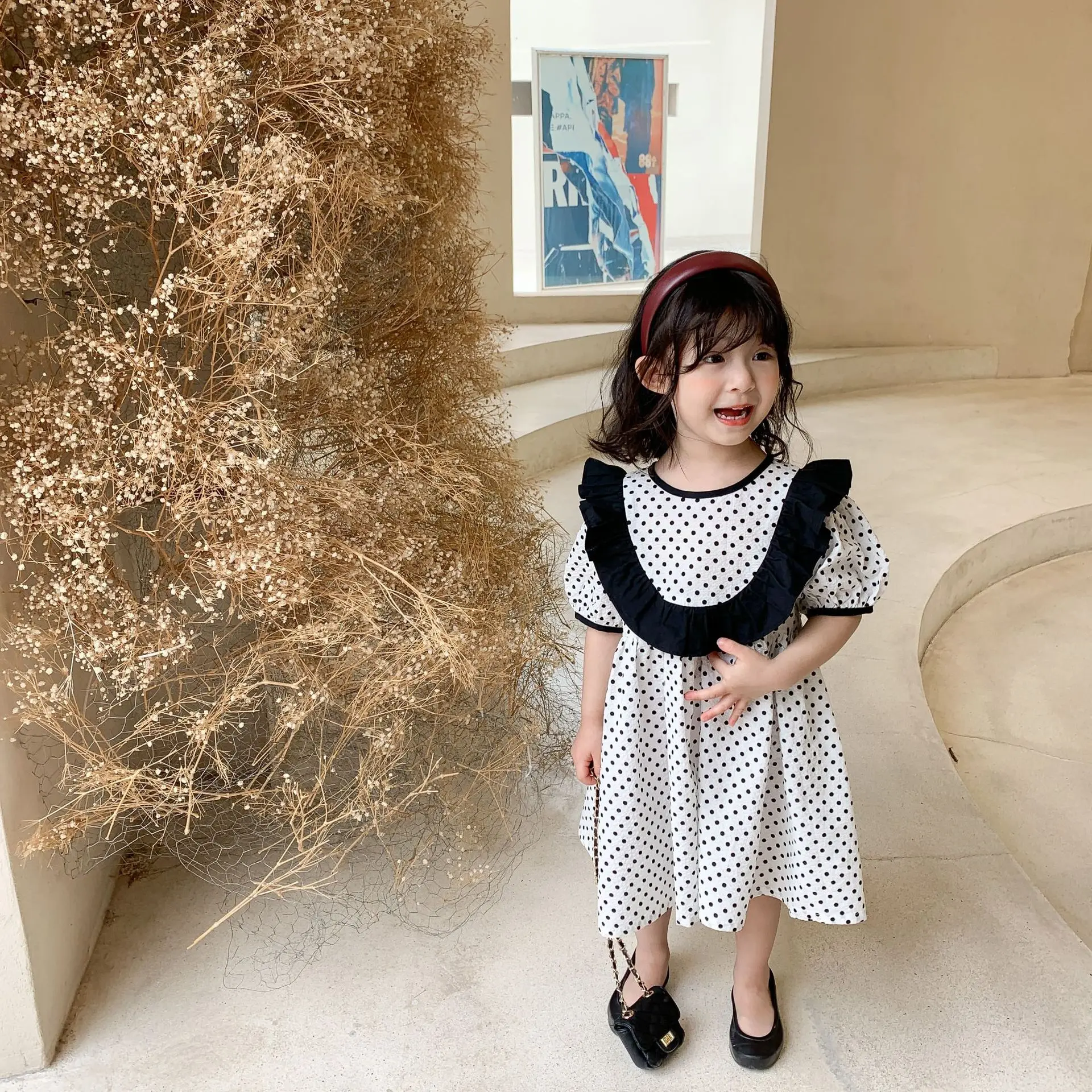 Lovely Dots Girl Dress Kids Baby 2021 Casual Spring Summer Short Sleeve Pearl Princess Casual Long Style Dresses Children Clothi
Lovely Dots Girl Dress Kids Baby 2021 Casual Spring Summer Short Sleeve Pearl Princess Casual Long Style Dresses Children Clothi