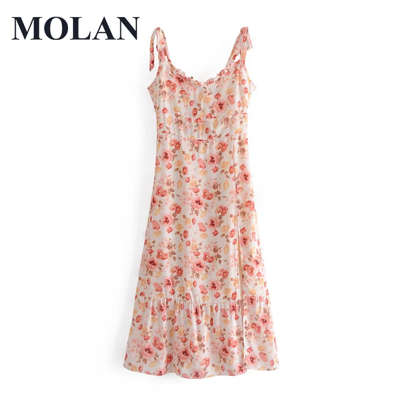 MOLAN Summer Long Dresses Vintage Floral Chiffon Loose Sleeveless Female Draped New Sexy Pullover Dress 2021 New Long Skirt
MOLAN Summer Long Dresses Vintage Floral Chiffon Loose Sleeveless Female Draped New Sexy Pullover Dress 2021 New Long Skirt