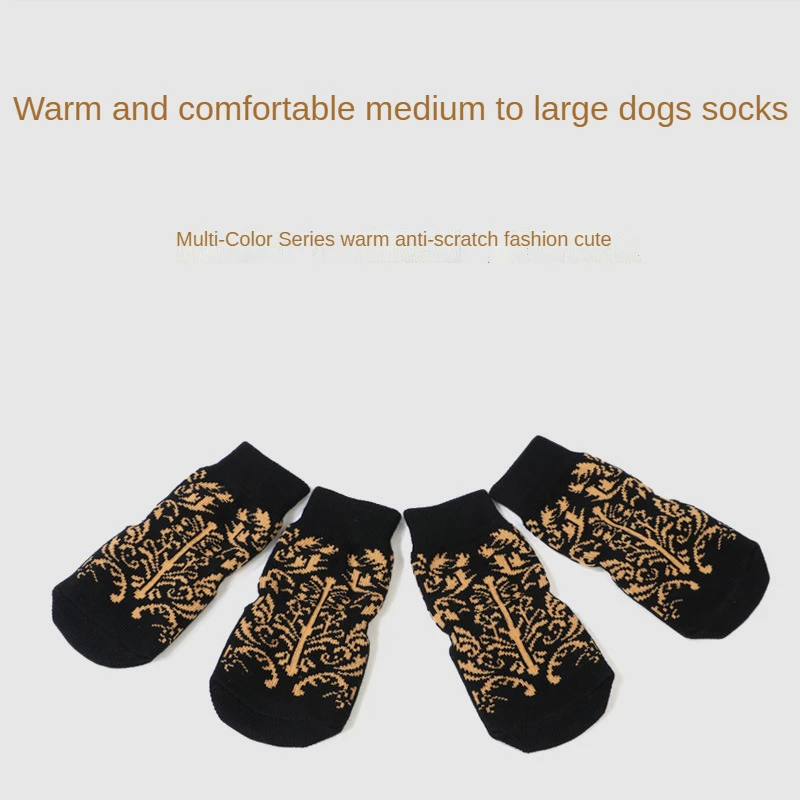 4 Pcs Big Dog Socks Pet Socks Dog Socks Non Slip Bottom Anti Scratch Cotton Socks Warm Breathable Dog Foot Cover Dog Accessories
4 Pcs Big Dog Socks Pet Socks Dog Socks Non Slip Bottom Anti Scratch Cotton Socks Warm Breathable Dog Foot Cover Dog Accessories