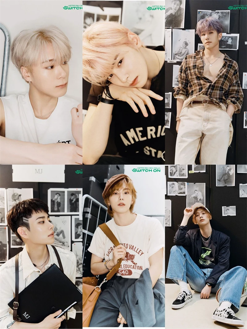 KPOP ASTRO Album SWITCH ON Self-Adhesive Photo Poster Wall Sticker MJ JIN JIN Rocky Room Decorative 2PCS/SET G50
KPOP ASTRO Album SWITCH ON Self-Adhesive Photo Poster Wall Sticker MJ JIN JIN Rocky Room Decorative 2PCS/SET G50