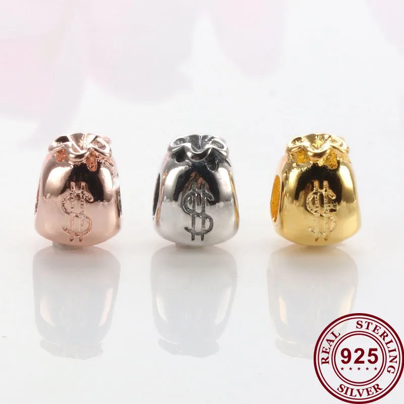 Original 925 Sterling Silver Bead New Fashion Money Bag Beads Fit Pandora Bracelet For Women Diy Jewelry
Original 925 Sterling Silver Bead New Fashion Money Bag Beads Fit Pandora Bracelet For Women Diy Jewelry