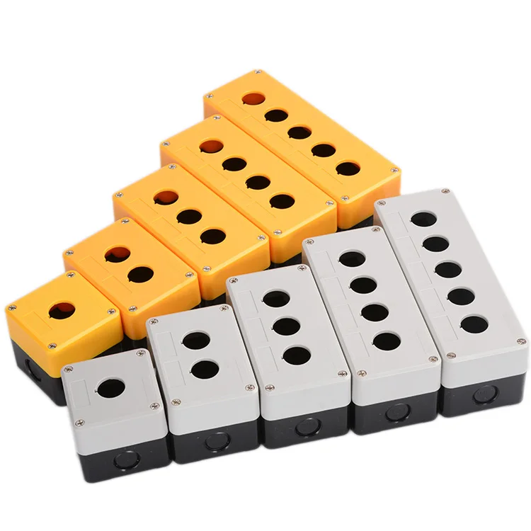 1Pcs Waterproof button box switch control box 1hole 2hole 3hole 4hole 5hole industrial switch indicator box 22mm
1Pcs Waterproof button box switch control box 1hole 2hole 3hole 4hole 5hole industrial switch indicator box 22mm