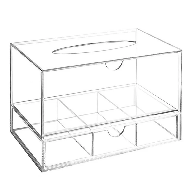 Acrylic Transparent Drawers Makeup Organizer Tissues Holder Dust-Proof Cosmetic Storage Box Drawer Desk Organizer
Acrylic Transparent Drawers Makeup Organizer Tissues Holder Dust-Proof Cosmetic Storage Box Drawer Desk Organizer