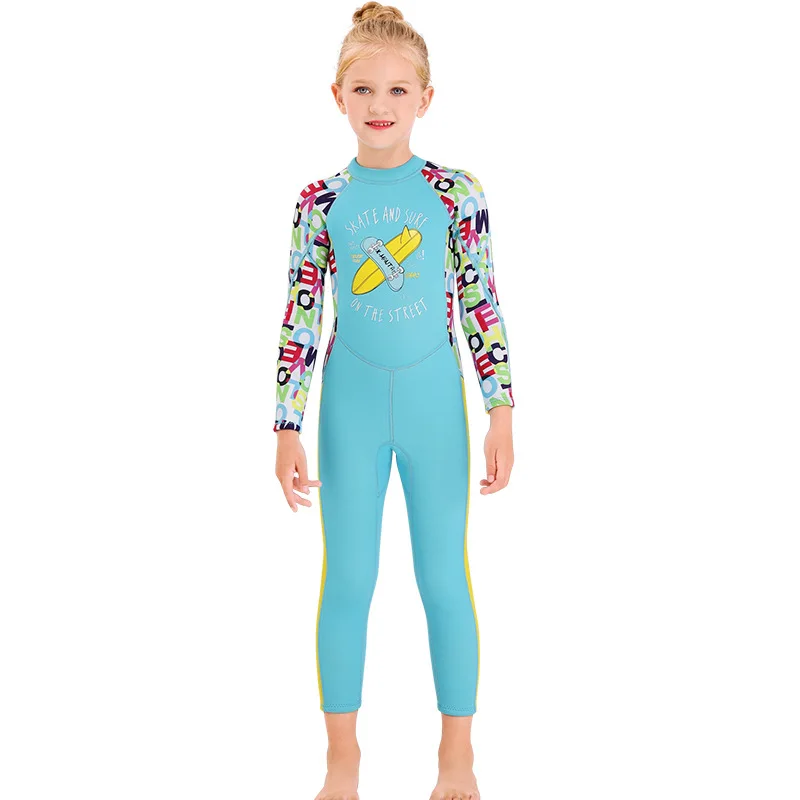 Boy's 2.5MM One Piece Swimming Diving Suit Girls Keep Warm Long Sleeve Rash Guard Snorkeling Surfing Jellyfish Wetsuit Kids
Boy's 2.5MM One Piece Swimming Diving Suit Girls Keep Warm Long Sleeve Rash Guard Snorkeling Surfing Jellyfish Wetsuit Kids