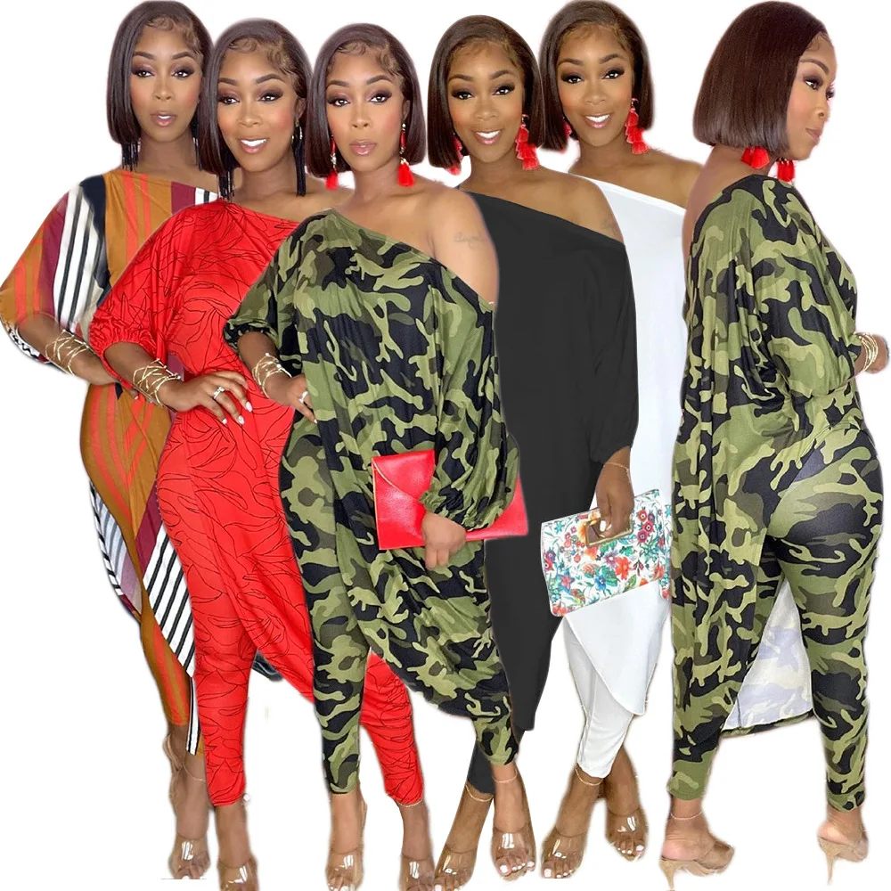 2021 Oblique shoulder Sexy Irregular Long Shirt Top and Pants Set Split Off Shoulder T-shirt 2 Piece Set Party Night Outfits
2021 Oblique shoulder Sexy Irregular Long Shirt Top and Pants Set Split Off Shoulder T-shirt 2 Piece Set Party Night Outfits