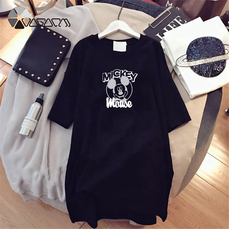 2021 New Summer Women Dresses Mickey Cartoon Print Casual Loose White Mini Women Clothing Dress Black White Dresses
2021 New Summer Women Dresses Mickey Cartoon Print Casual Loose White Mini Women Clothing Dress Black White Dresses