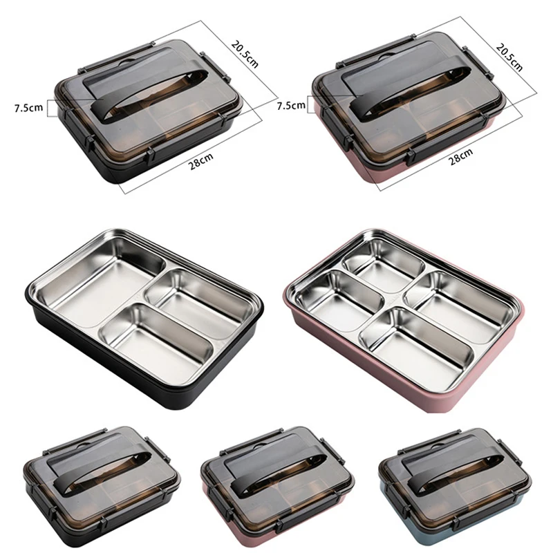 304 Stainless Steel Thermal Insulation Lunch Box Bento Box Portable Picnic Office School Food Container With Compartments
304 Stainless Steel Thermal Insulation Lunch Box Bento Box Portable Picnic Office School Food Container With Compartments
