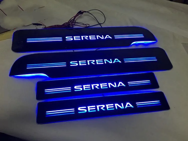 Express delivery led door sill plate strip welcome light threshold guard protectors for nissan serena
Express delivery led door sill plate strip welcome light threshold guard protectors for nissan serena
