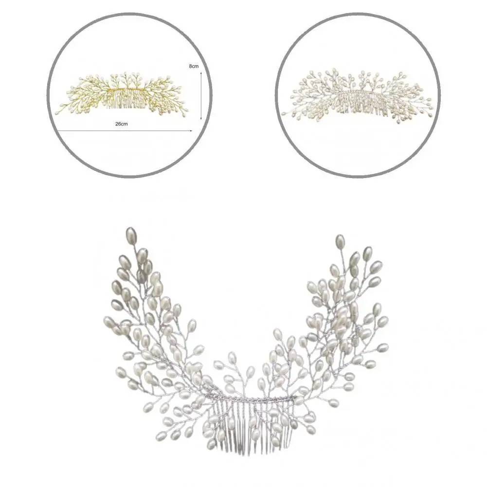 Wedding Hair Clip Decorative Accessory Elegant Imitation Pearl Head Clip Bridal Hair Comb for Party
Wedding Hair Clip Decorative Accessory Elegant Imitation Pearl Head Clip Bridal Hair Comb for Party
