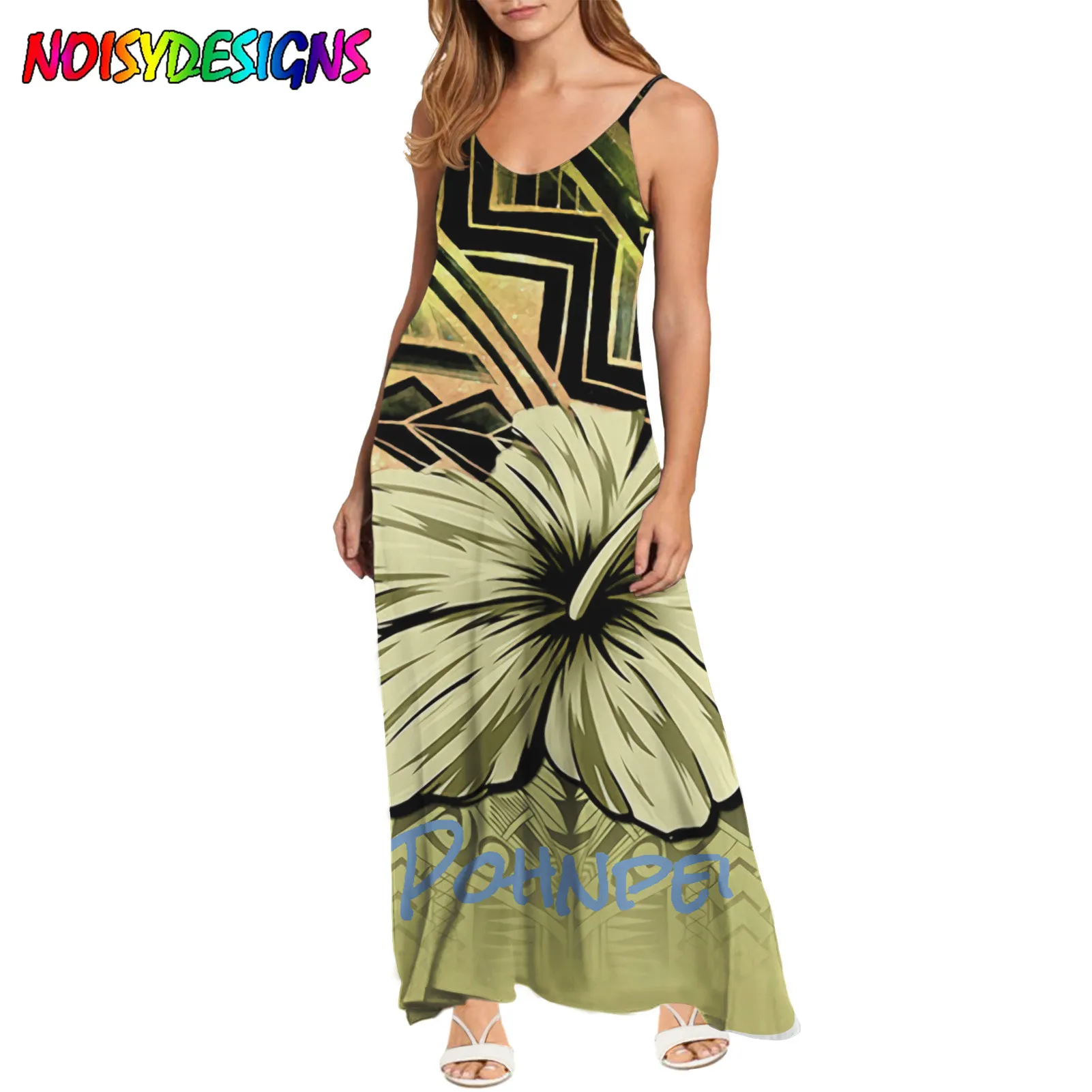 Женское платье с этническим принтом NOISYDESIGNS Polynesian Hibiscus, эластичные вечерние платья без рукавов на бретелях
Женское платье с этническим принтом NOISYDESIGNS Polynesian Hibiscus, эластичные вечерние платья без рукавов на бретелях
