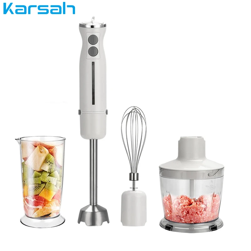 4 in 1 Immersion Hand Stick Blender Electric Mixer Kitchen Chopper Adjustable Speed Stainless Steel Vegetable Meat Grinder 600W
4 in 1 Immersion Hand Stick Blender Electric Mixer Kitchen Chopper Adjustable Speed Stainless Steel Vegetable Meat Grinder 600W