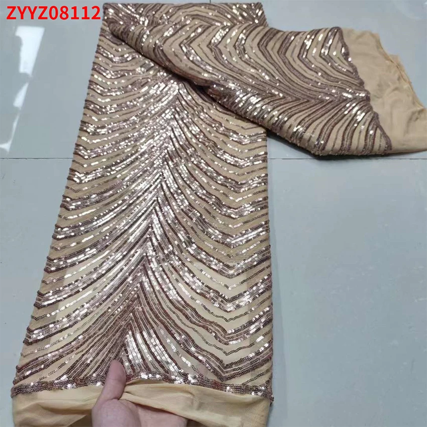 Senior African French Lace Sewing Textiles Clothes New Design Ankara Tulle Net Sequins Fabric 5 Yards/Lot ZYYE08112 B
Senior African French Lace Sewing Textiles Clothes New Design Ankara Tulle Net Sequins Fabric 5 Yards/Lot ZYYE08112 B