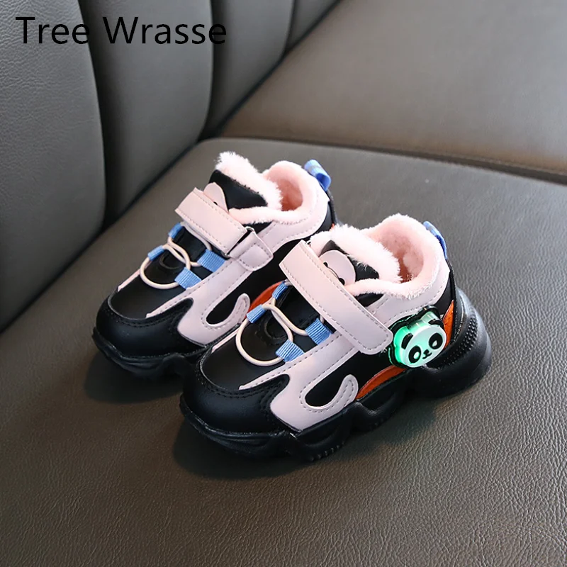 Winter Children's Sports Shoes Velvet Warm Cotton-Padded Footwears Breathable Casual Rubber Sole Platform Kid's Shoes PU
Winter Children's Sports Shoes Velvet Warm Cotton-Padded Footwears Breathable Casual Rubber Sole Platform Kid's Shoes PU