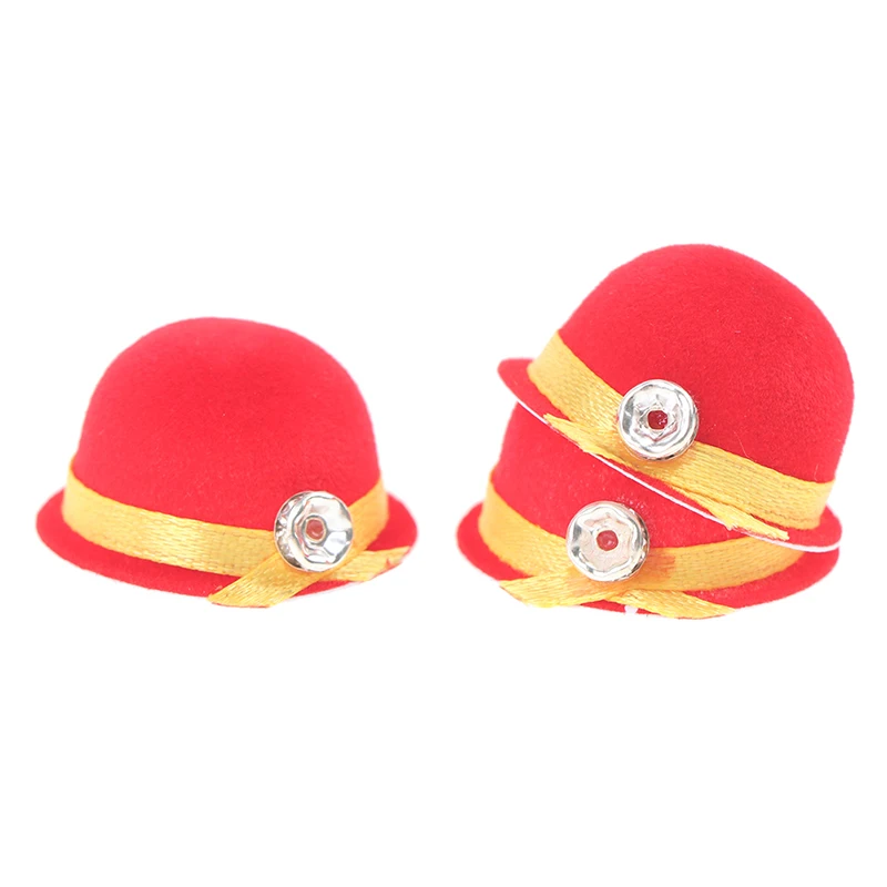 1 Pc 1:12 Dollhouse Miniature Doll Hat Fashion Cap Red Bowler Hat Doll Decor Toy Dollhouse Accessories
1 Pc 1:12 Dollhouse Miniature Doll Hat Fashion Cap Red Bowler Hat Doll Decor Toy Dollhouse Accessories