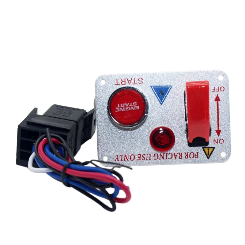 NEW-12V Racing Car Auto Ignition Switch Panel Engine Start LED Push Button Toggle Control Chassis Dome Fog Lamp
NEW-12V Racing Car Auto Ignition Switch Panel Engine Start LED Push Button Toggle Control Chassis Dome Fog Lamp