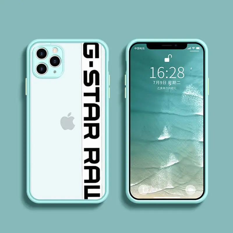 Luxury Brand GStar RAW Phone Case Transparent Matte For IPhone 7 8 11 12 S Mini Pro X XS XR MAX Plus Cover Shell
Luxury Brand GStar RAW Phone Case Transparent Matte For IPhone 7 8 11 12 S Mini Pro X XS XR MAX Plus Cover Shell