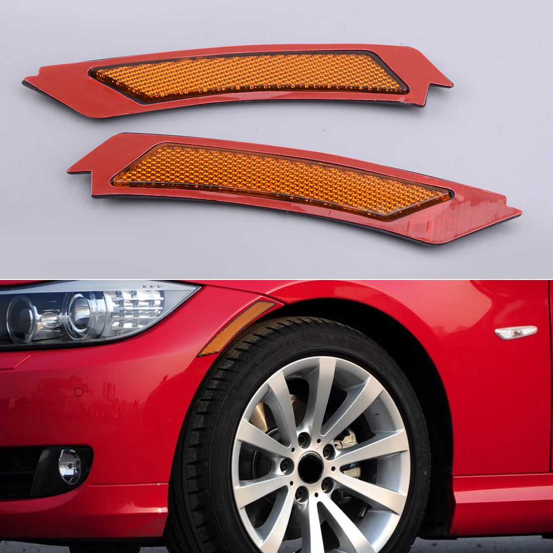 Front Bumper Amber Side Marker Reflector Car Fit For BMW 3-Series E90 E91 LCI 4D Sedan 63147205398 63147205397 2009 2010 2011
Front Bumper Amber Side Marker Reflector Car Fit For BMW 3-Series E90 E91 LCI 4D Sedan 63147205398 63147205397 2009 2010 2011