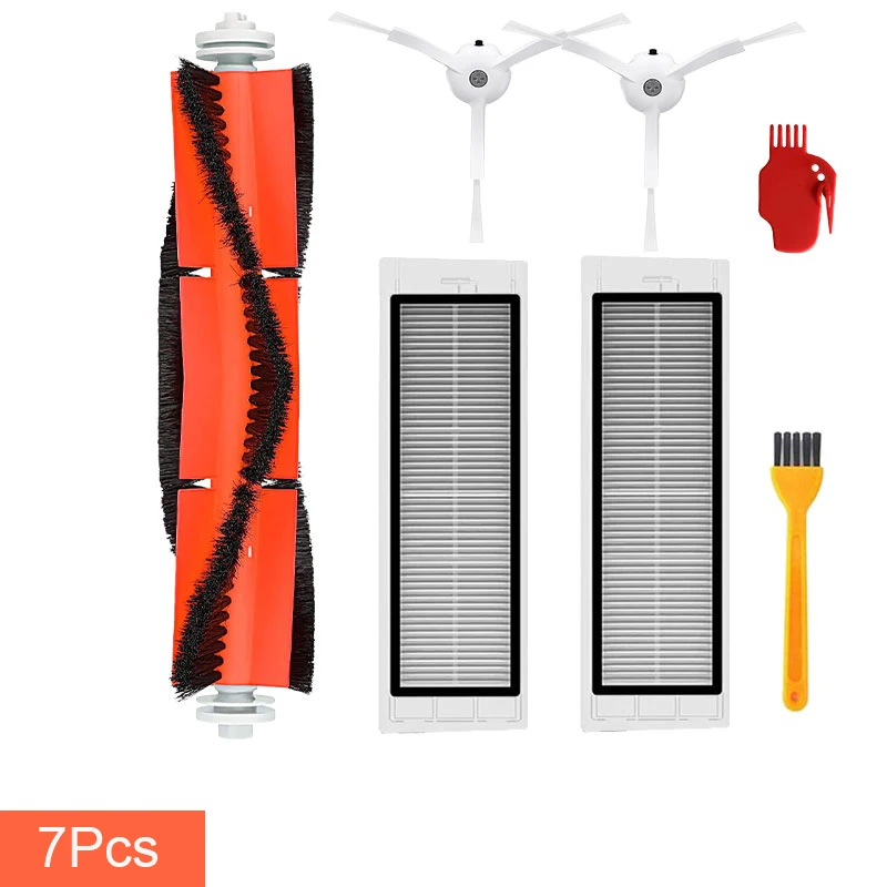7PCS Main Brush Side Brush HEPA Filter for Xiaomi 1S Rock S6 S5 S60 S5 S50 S55 E25 E35 Vacuum Cleaner Parts Accessories
7PCS Main Brush Side Brush HEPA Filter for Xiaomi 1S Rock S6 S5 S60 S5 S50 S55 E25 E35 Vacuum Cleaner Parts Accessories