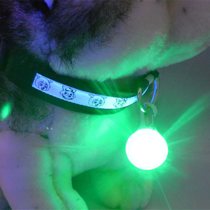 1 шт. светодиодный ошейник поводок для питомца собаки кулон ночное защитный ПЭТ