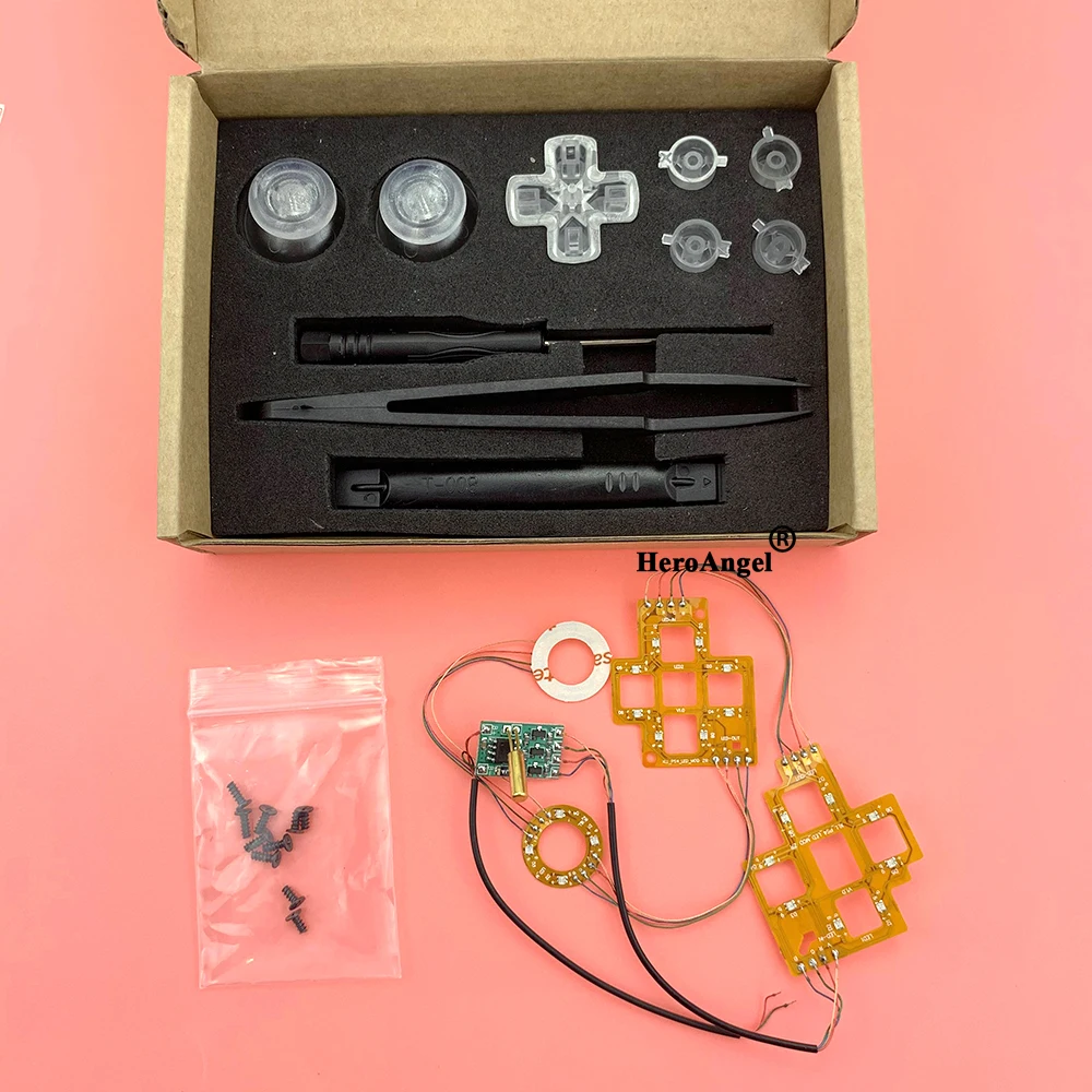 For PS4 Wireless Controller Multi-colors Light Board Handle Modification LED Modes with Rocker Cap Cross Key ABXY
For PS4 Wireless Controller Multi-colors Light Board Handle Modification LED Modes with Rocker Cap Cross Key ABXY