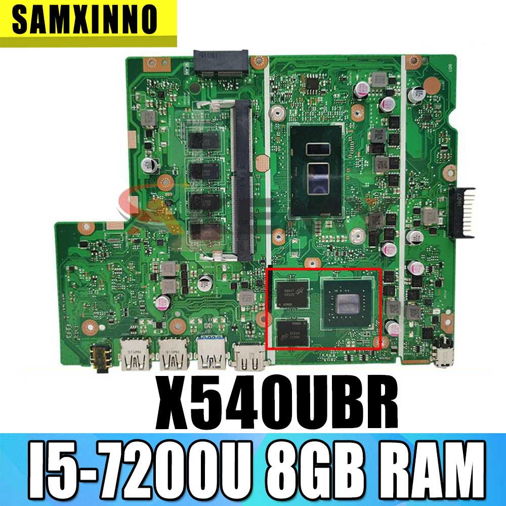 Akemy For ASUS X540UB X540UBR X540UV laptop motherboard mainboard X540UB original mainboard with I5-7200U CPU 8GB RAM 2GB-GPU
Akemy For ASUS X540UB X540UBR X540UV laptop motherboard mainboard X540UB original mainboard with I5-7200U CPU 8GB RAM 2GB-GPU