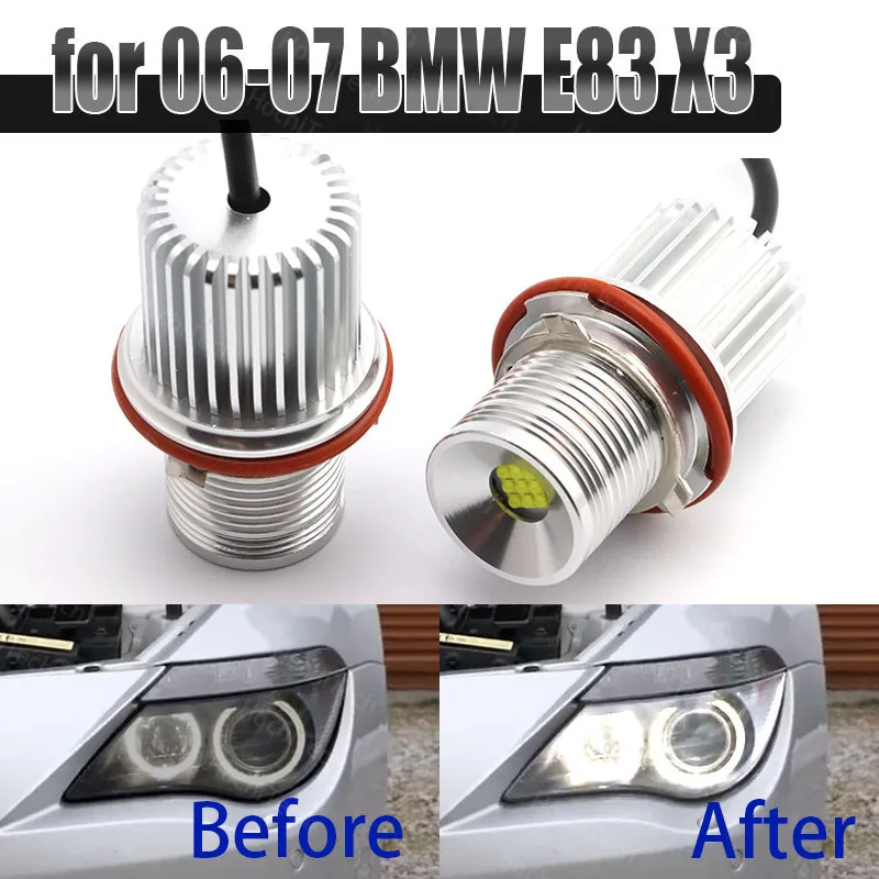 90W Super Bright White LED Angel Eyes LED Marker Halo Ring Light for 06-07 BMW E83 X3
90W Super Bright White LED Angel Eyes LED Marker Halo Ring Light for 06-07 BMW E83 X3