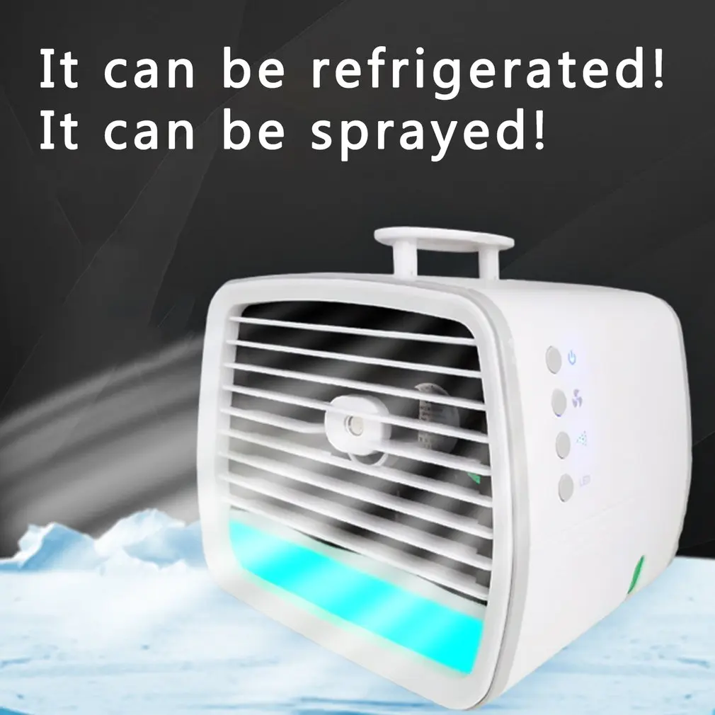 Portable Air Conditioner Mini Fan Quiet USB Air Cooler For Room Home Air Cooling Desktop Spray Humidifier With Night Light
Portable Air Conditioner Mini Fan Quiet USB Air Cooler For Room Home Air Cooling Desktop Spray Humidifier With Night Light