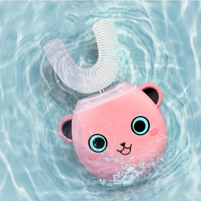 Smart 360 Degrees Kids Automatic Sonic Electric Toothbrush For Children U Type 4 Modes Tooth Brush USB Charging Tooth
Smart 360 Degrees Kids Automatic Sonic Electric Toothbrush For Children U Type 4 Modes Tooth Brush USB Charging Tooth