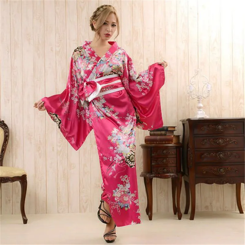 Fashion National Trends Women Sexy Kimono Yukata With Obi Novelty Evening Dress Japanese Cosplay Costume Floral One Size
Fashion National Trends Women Sexy Kimono Yukata With Obi Novelty Evening Dress Japanese Cosplay Costume Floral One Size