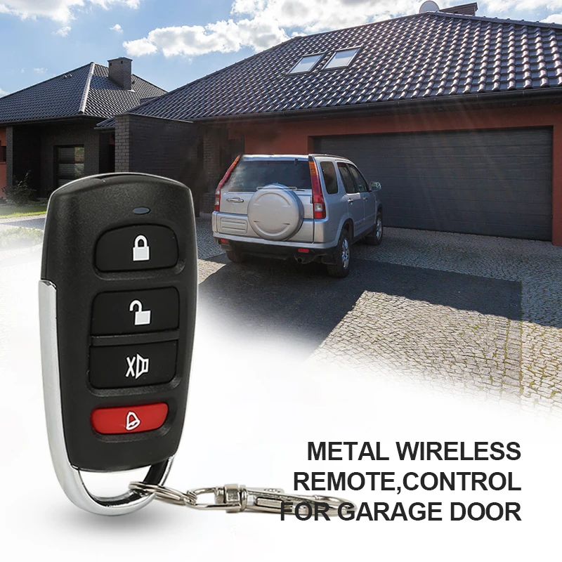 433MHZ Remote Control Garage Gate Door Opener Remote Control Cloning Duplicator Clone Cloning Code Car Key
433MHZ Remote Control Garage Gate Door Opener Remote Control Cloning Duplicator Clone Cloning Code Car Key