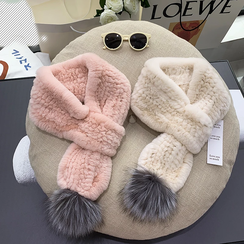 Knitted Scarf Real Rex Rabbit Fur Neckerchief Woman Autumn And Winter Fashion Thermal Shawl Accessories 2020 Hot-Sale
Knitted Scarf Real Rex Rabbit Fur Neckerchief Woman Autumn And Winter Fashion Thermal Shawl Accessories 2020 Hot-Sale