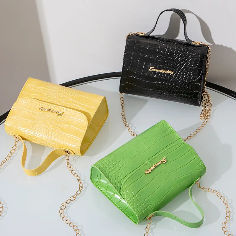 Summer Texture Women Bag Shoulder Bag 2021 New Wave Chain Fashion Wild Messenger Bag Portable Small Square Bag
Summer Texture Women Bag Shoulder Bag 2021 New Wave Chain Fashion Wild Messenger Bag Portable Small Square Bag