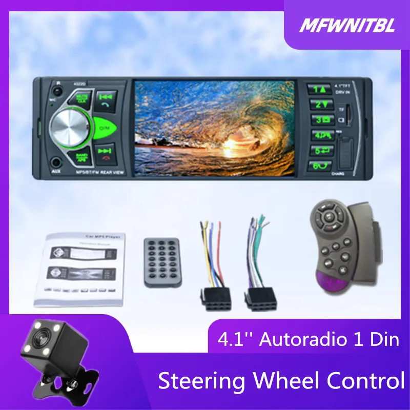 LTBFM 4.1" Autoradio 4022D 1 Din Car Radio Bluetooth Auto Radio Audio Stereo MP5 Car Player USB AUX FM With Remote Control
LTBFM 4.1" Autoradio 4022D 1 Din Car Radio Bluetooth Auto Radio Audio Stereo MP5 Car Player USB AUX FM With Remote Control
