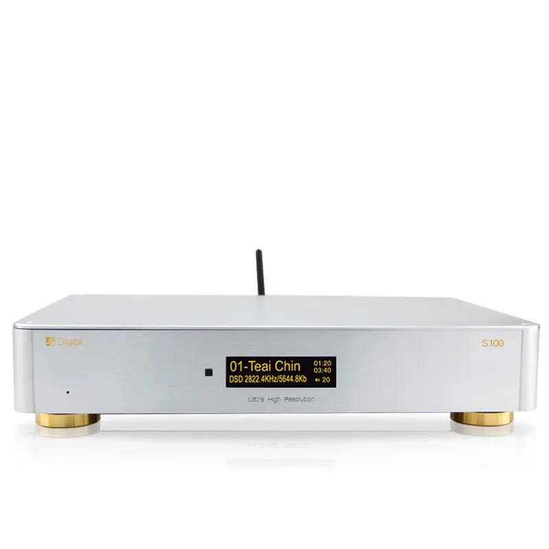JF Digital S100 HiFi Player DSD Network Audio Decoder Blue-tooth 5.0 Receiver PCM 32bit / 384KHZ DSD128
JF Digital S100 HiFi Player DSD Network Audio Decoder Blue-tooth 5.0 Receiver PCM 32bit / 384KHZ DSD128