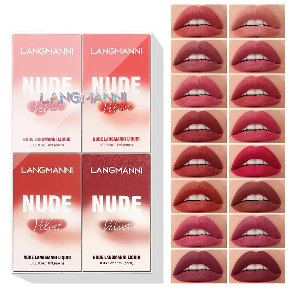 16 Pcs Velvet Matte Lipstick Long Lasting Waterproof Lip Stick Red Liquid Lip Gloss Korean Cosmetics Makeup Four-box Lip Gloss
16 Pcs Velvet Matte Lipstick Long Lasting Waterproof Lip Stick Red Liquid Lip Gloss Korean Cosmetics Makeup Four-box Lip Gloss