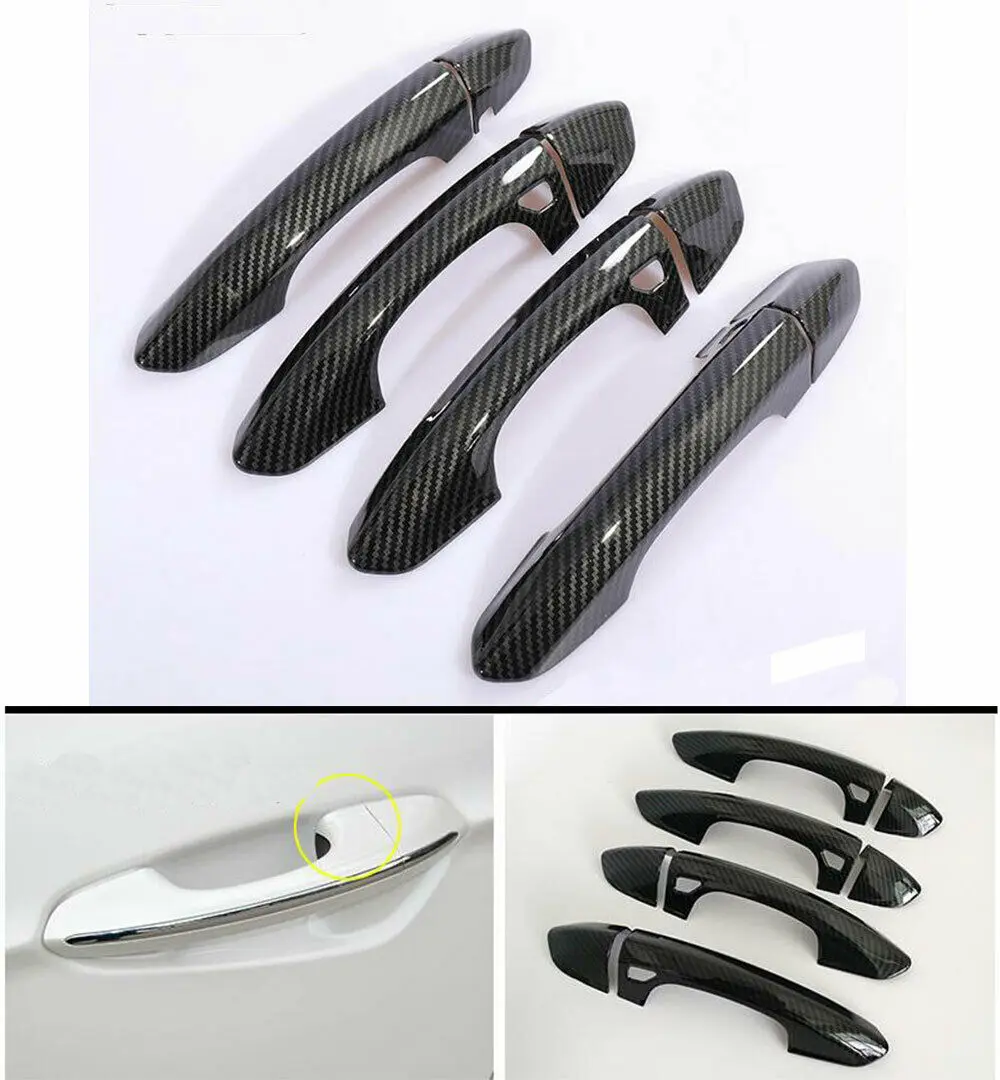 Carbon Fiber Style Car Smart Door Handle Cover Trim For Ford Fusion Mondeo 2013-2018
Carbon Fiber Style Car Smart Door Handle Cover Trim For Ford Fusion Mondeo 2013-2018