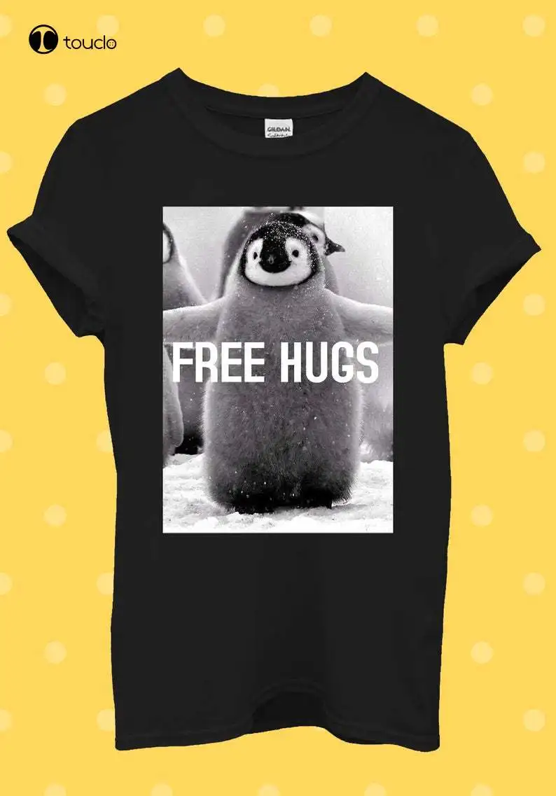 Penguin Free Hugs Funny Novelty Cool T Shirt Men Women Unisex Baggy Boyfriend Shirt Cotton Tee Shirt
Penguin Free Hugs Funny Novelty Cool T Shirt Men Women Unisex Baggy Boyfriend Shirt Cotton Tee Shirt