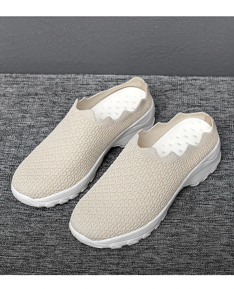 Women Platform Flats Shoes Summer Fashion Half Shoes For Females Outside Sneakers Shoes Breathable Mesh Casual Shoes
Women Platform Flats Shoes Summer Fashion Half Shoes For Females Outside Sneakers Shoes Breathable Mesh Casual Shoes
