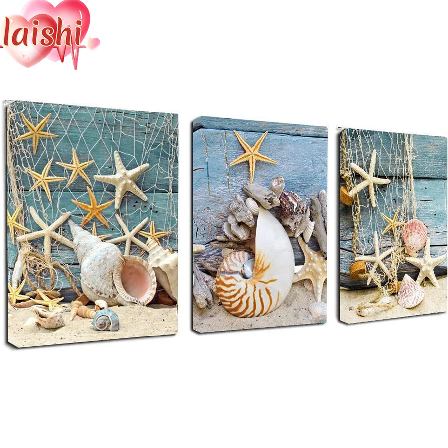 3pcs Undersea animal landscape, starfish Diamond Painting Full Square Diamond Embroidery Cross Stitch Mosaic Home Decor Gift
3pcs Undersea animal landscape, starfish Diamond Painting Full Square Diamond Embroidery Cross Stitch Mosaic Home Decor Gift