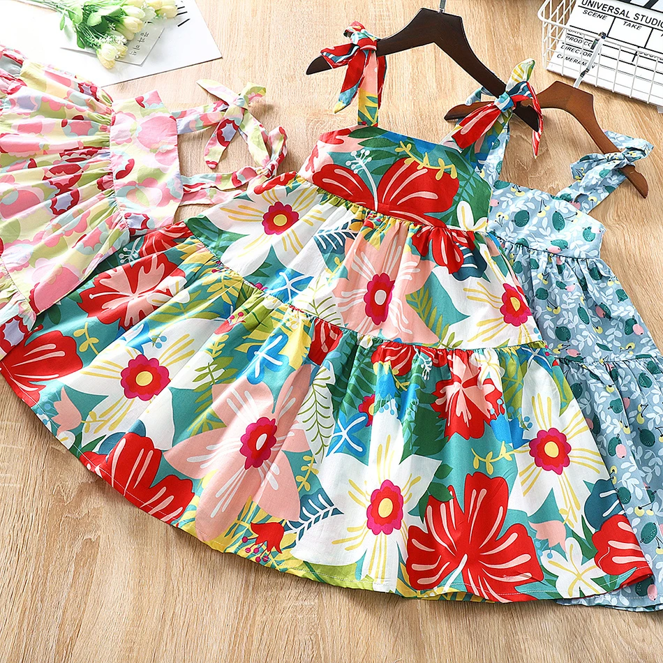 Summer Baby Girls Dresses Sleeveless Flower Print Clothes Kids Princess Dress Children Birthday Party Ball Pageant Dress Outfit
Summer Baby Girls Dresses Sleeveless Flower Print Clothes Kids Princess Dress Children Birthday Party Ball Pageant Dress Outfit
