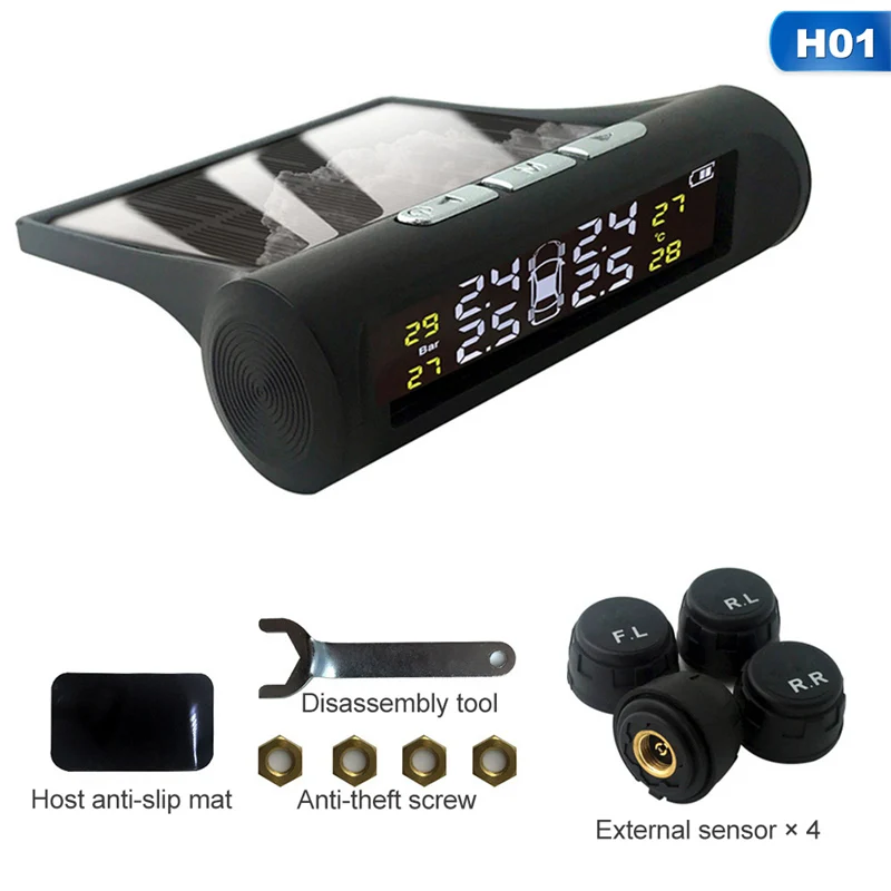 2021 New 1 Set Car Tire Pressure Monitor System Alarm LCD Screen 4 Sensors Wireless Solar TPMS
2021 New 1 Set Car Tire Pressure Monitor System Alarm LCD Screen 4 Sensors Wireless Solar TPMS
