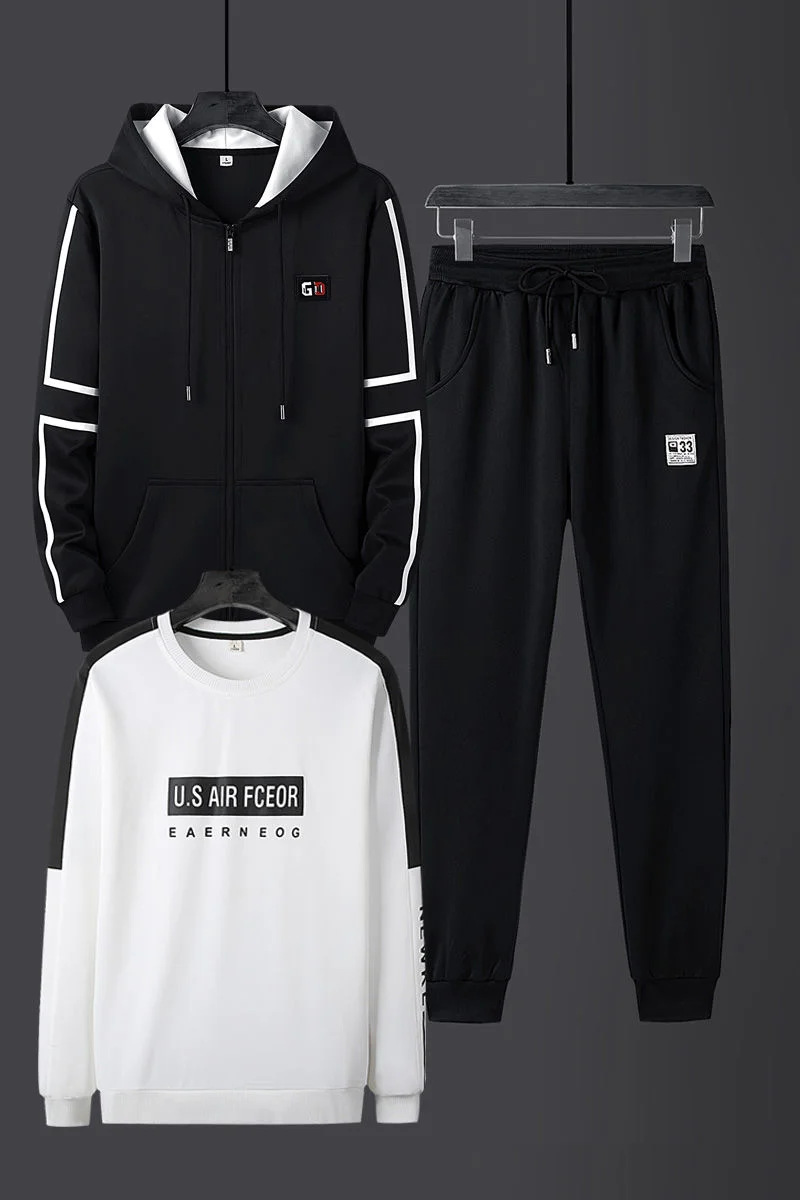 Men's Clothing Fashion and luxury Casual three-piece youth 2021 spring and autumn hoodie suit men's sportswear Men's Sets
Men's Clothing Fashion and luxury Casual three-piece youth 2021 spring and autumn hoodie suit men's sportswear Men's Sets