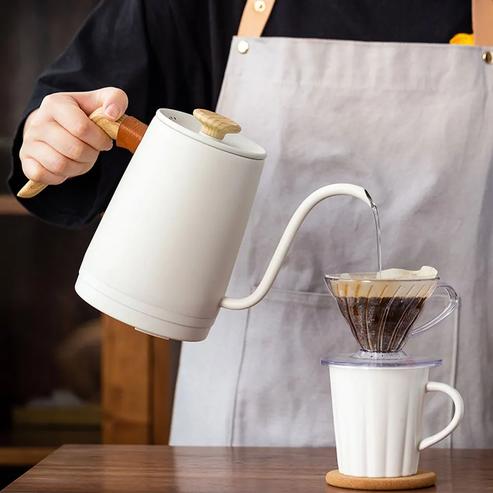 1350W Smart Electric Kettle Coffee Pot Water Percolators Gooseneck 1000ml Stainless Steel Variable Kettle Temperature Control Ha
1350W Smart Electric Kettle Coffee Pot Water Percolators Gooseneck 1000ml Stainless Steel Variable Kettle Temperature Control Ha
