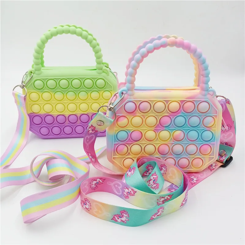 New Silicone Wallet Fidget Toys Sensory Foam Mini Bag Simple Dimple Push Bubble Anti-stress Girl Bag Kids Toys Free Shipping
New Silicone Wallet Fidget Toys Sensory Foam Mini Bag Simple Dimple Push Bubble Anti-stress Girl Bag Kids Toys Free Shipping